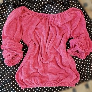 Pink Peasant Top